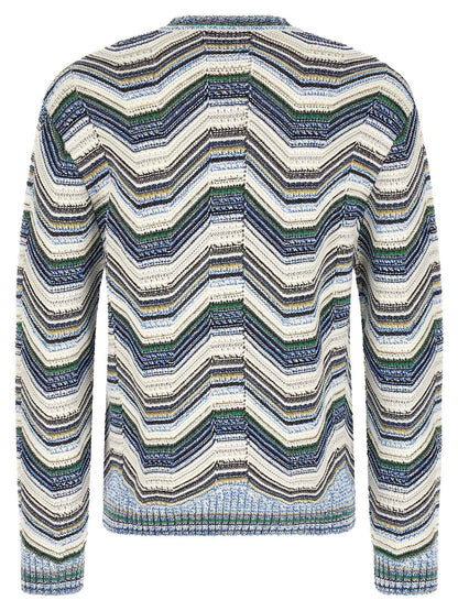 Multicolor Wool Cardigan