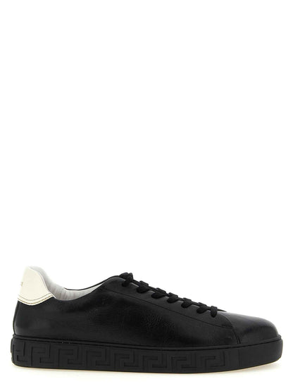 Bicolor Calfskin Low Top Sneakers
