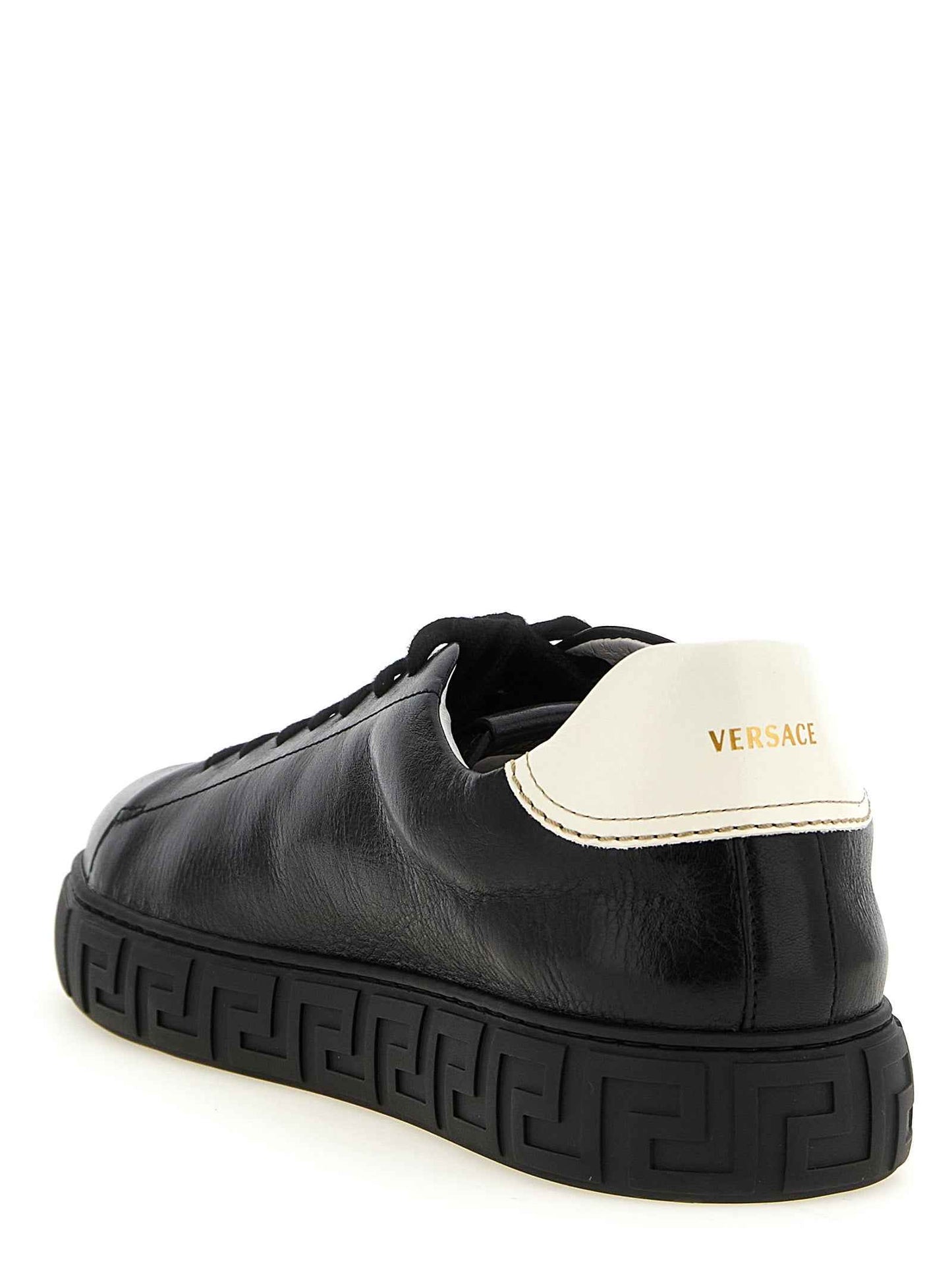 Bicolor Calfskin Low Top Sneakers