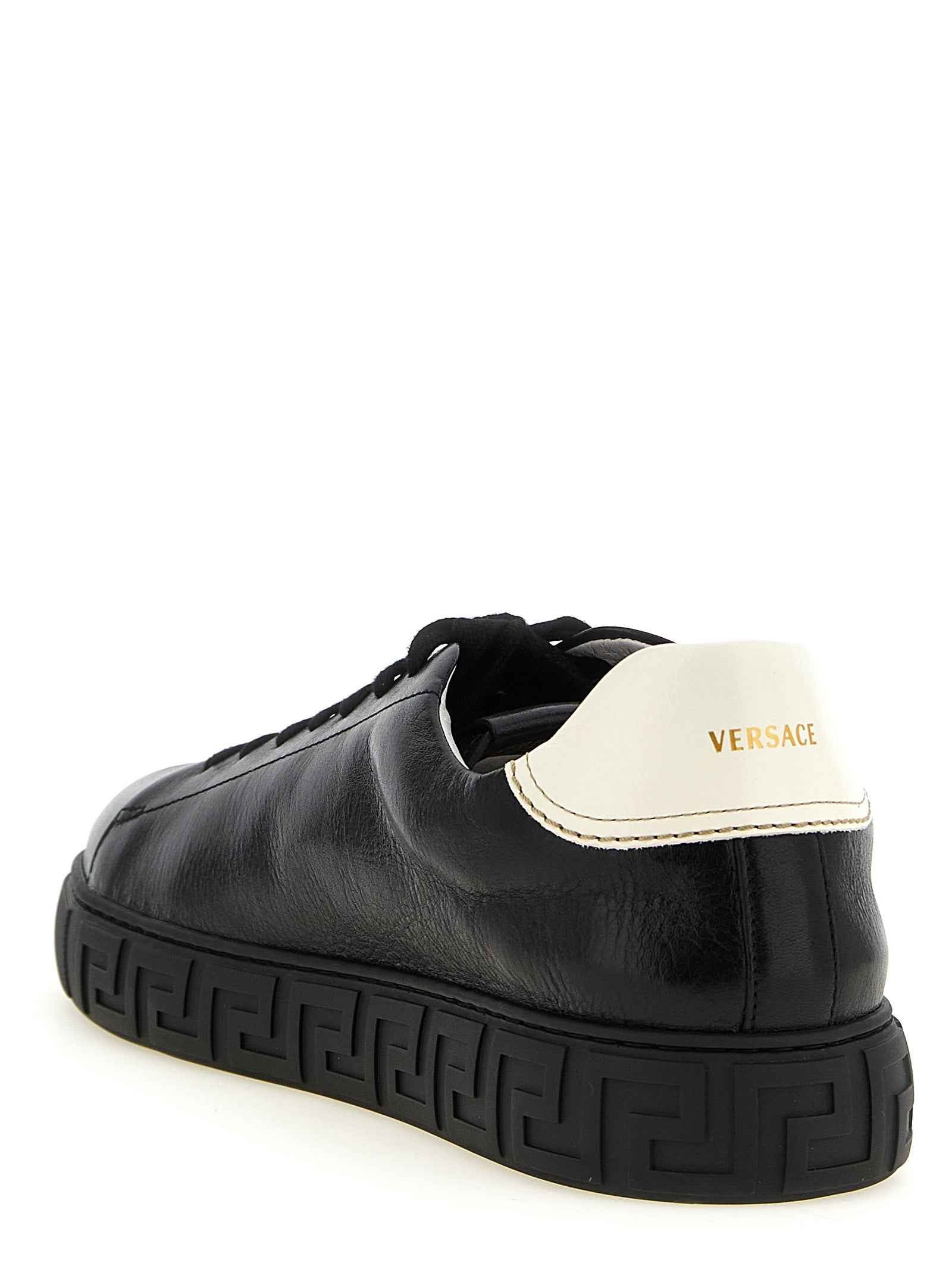 Bicolor Calfskin Low Top Sneakers