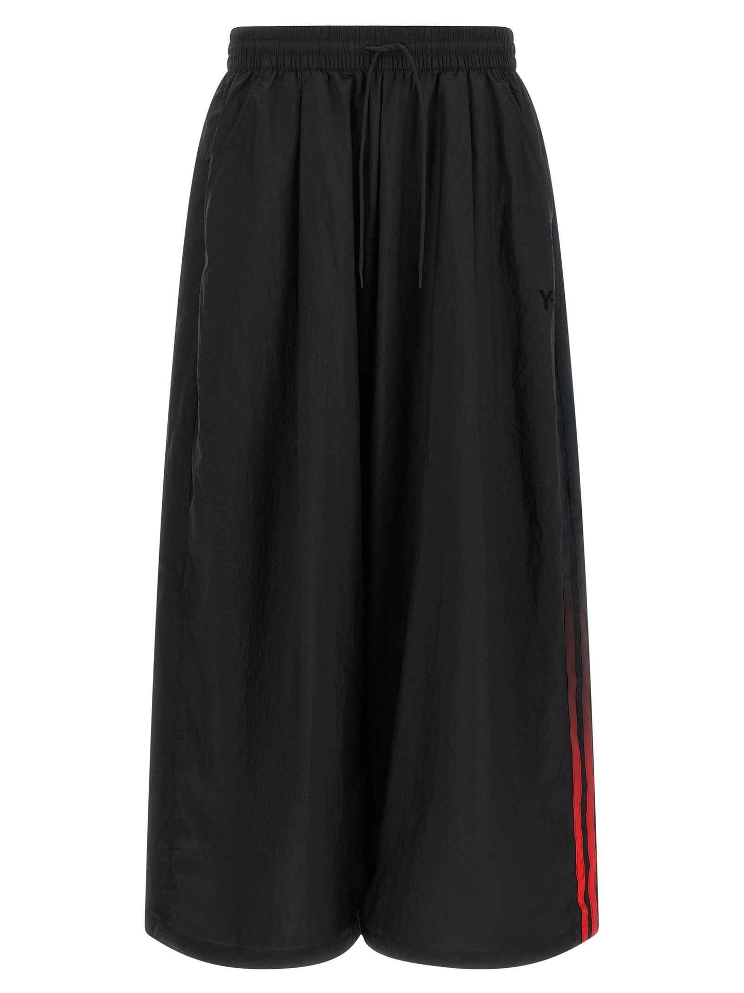 Black Polyamide Athletic Pants