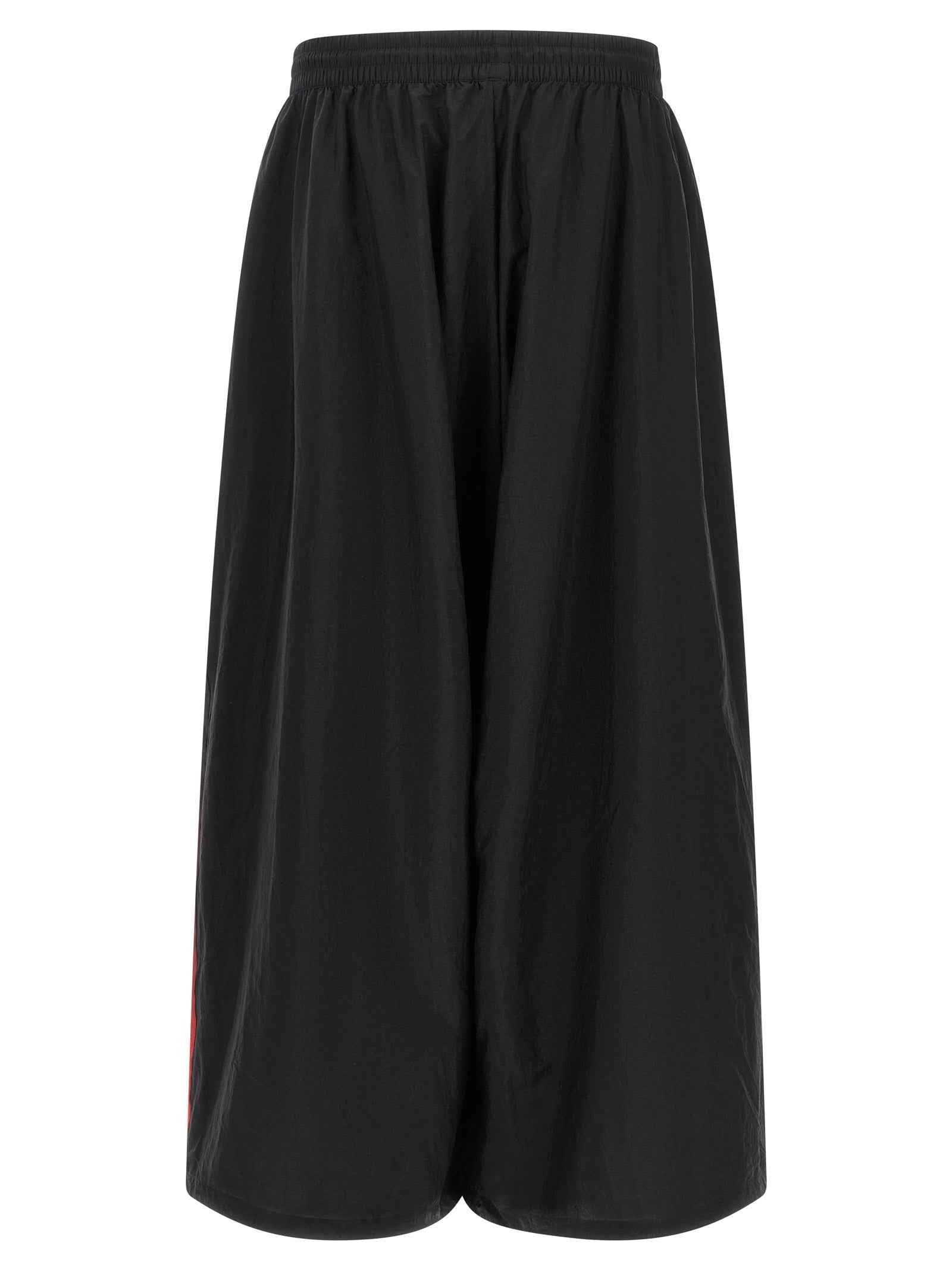Black Polyamide Athletic Pants