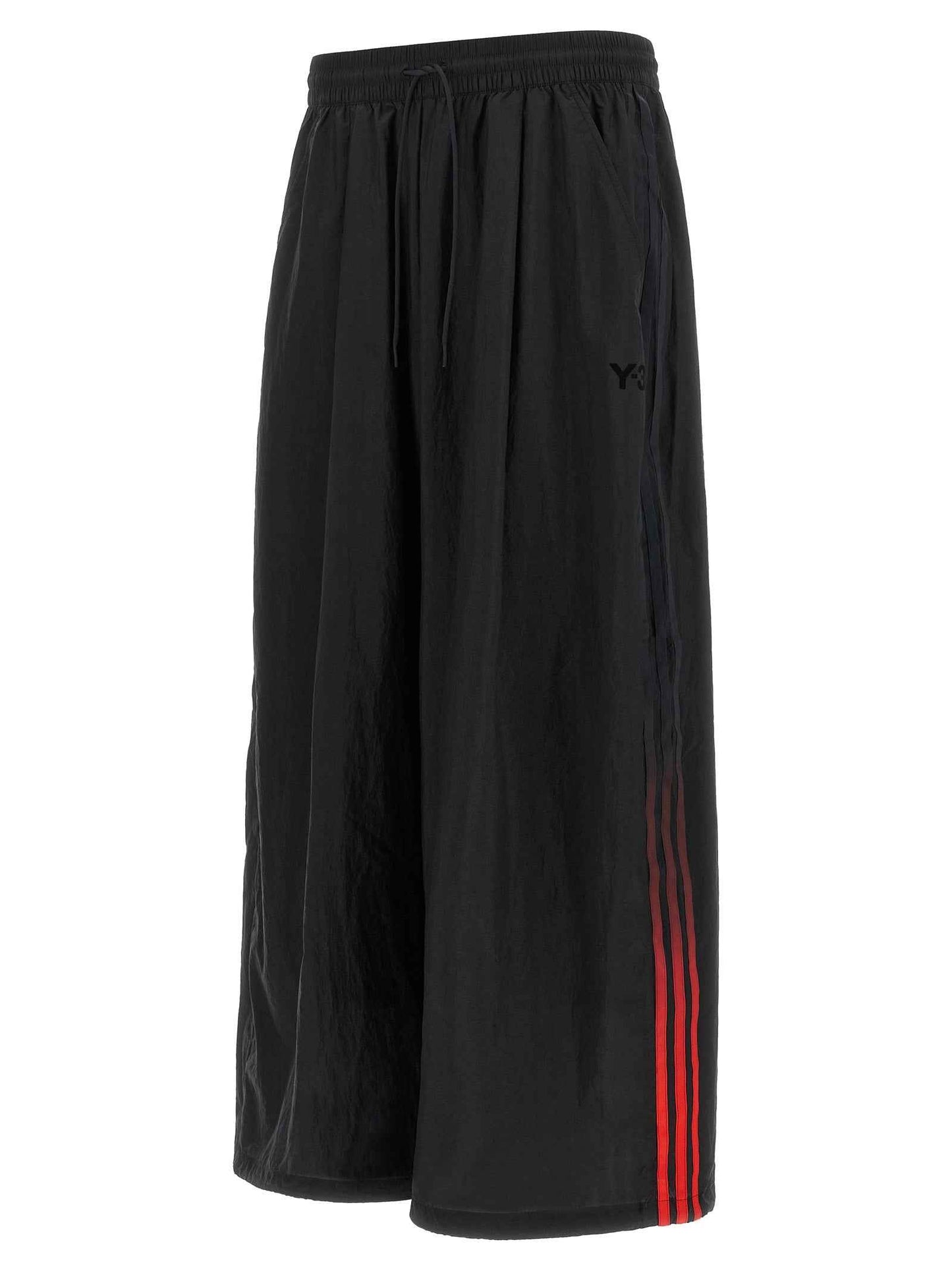 Black Polyamide Athletic Pants