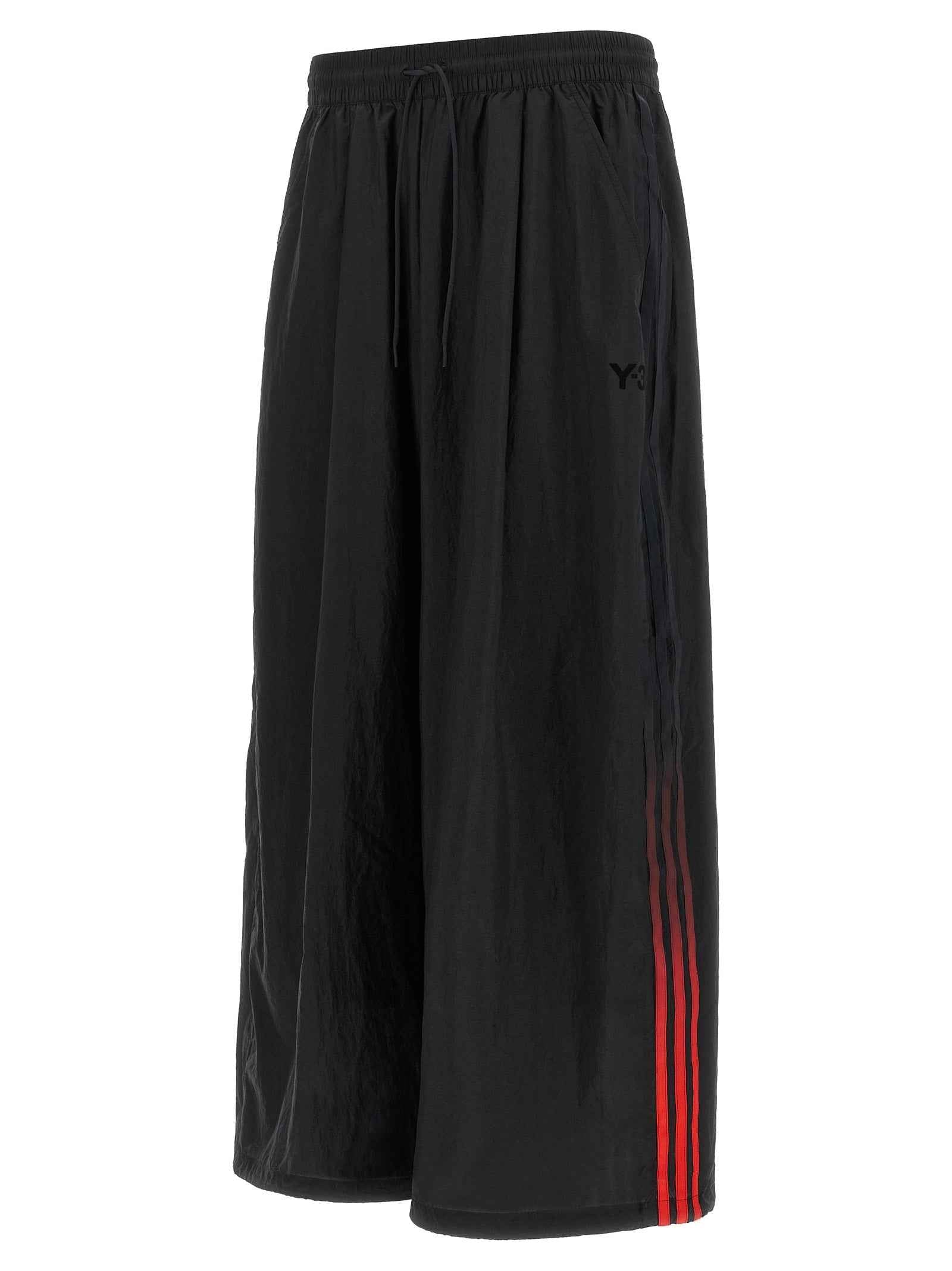 Black Polyamide Athletic Pants