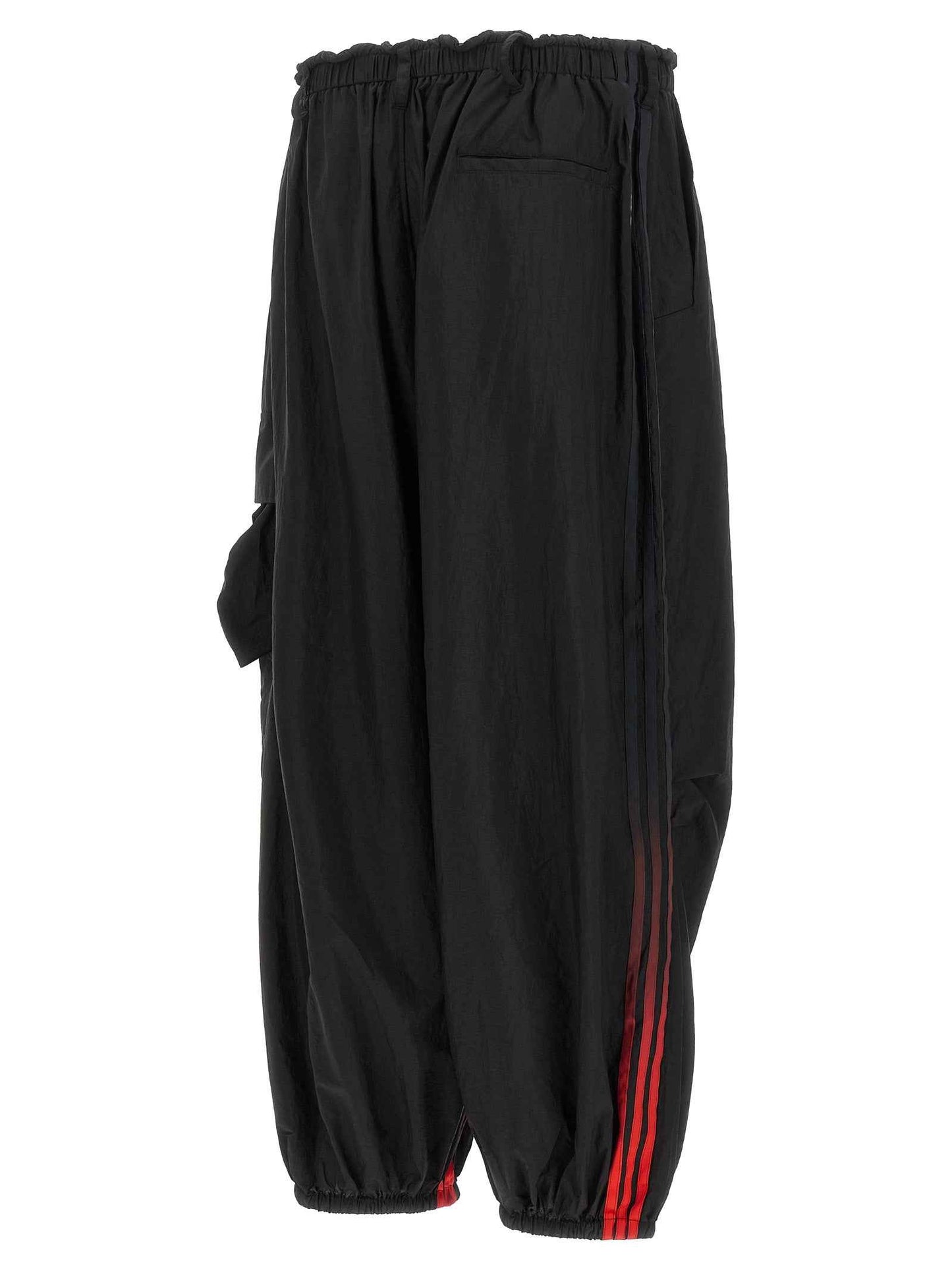 Black Polyamide Cargo Pants