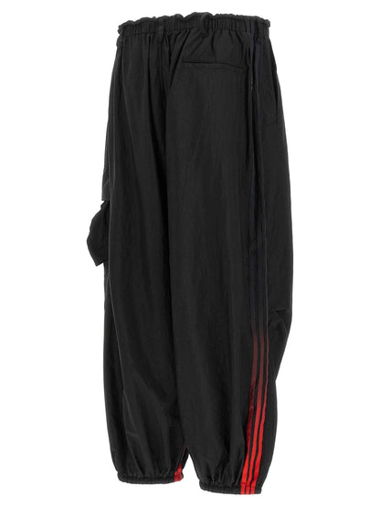 Black Polyamide Cargo Pants