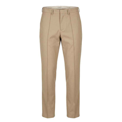 Beige Cotton Mens Pants