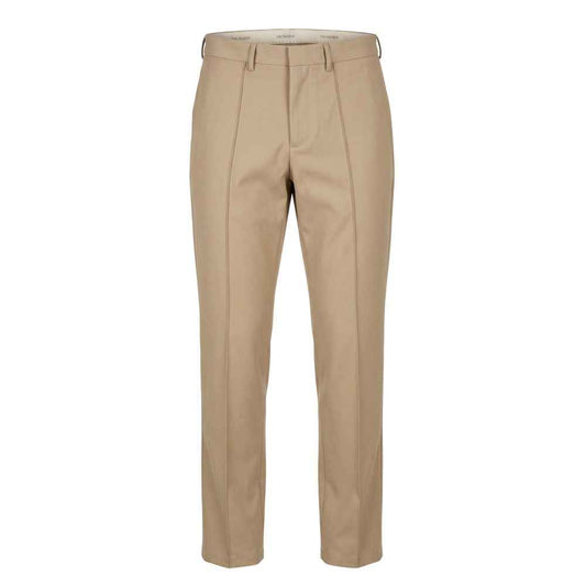 Beige Cotton Mens Pants