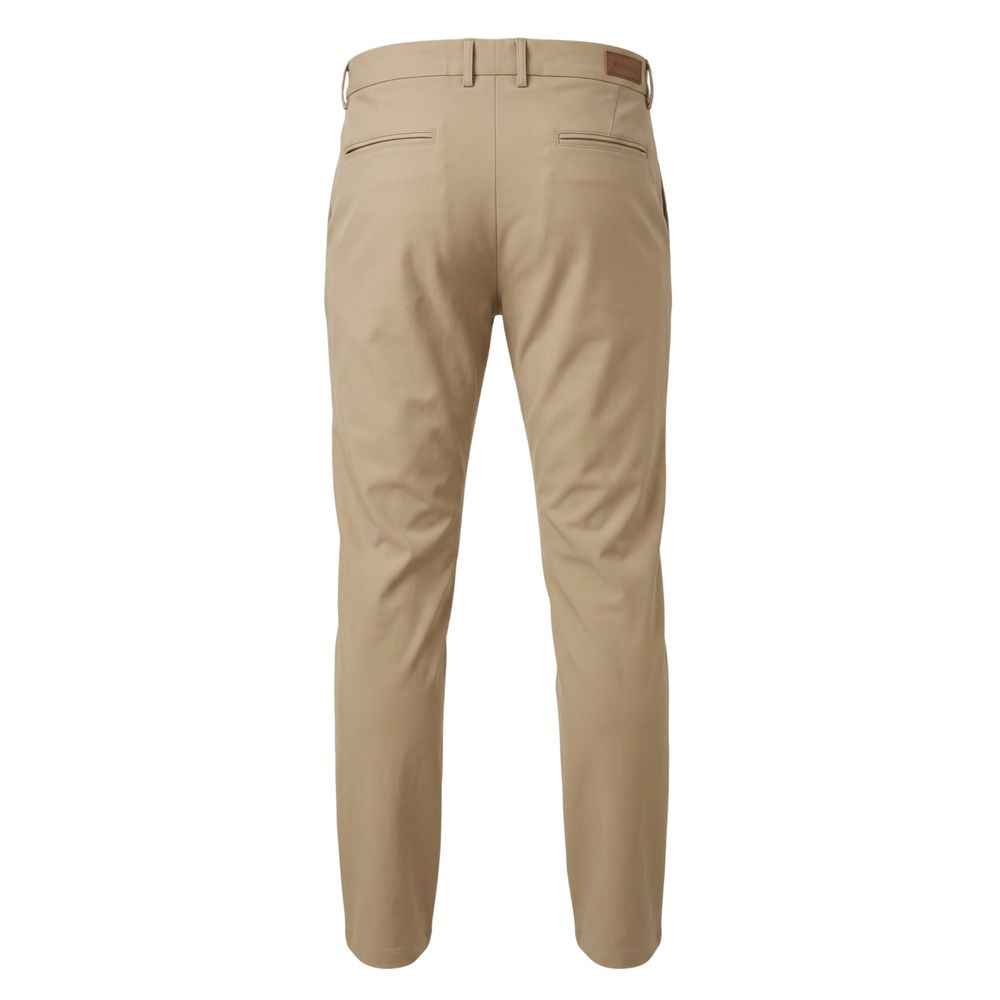 Beige Cotton Mens Pants