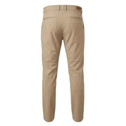 Beige Cotton Mens Pants