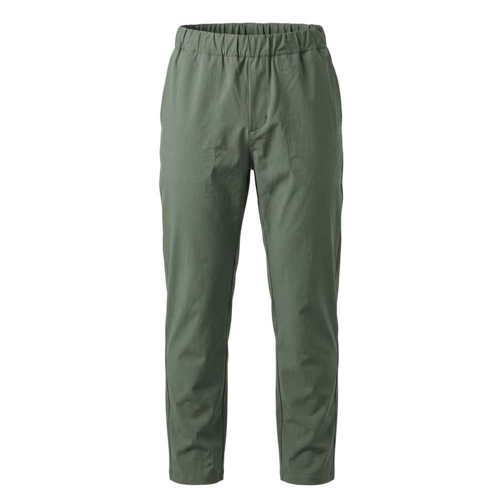 Green Cotton Men Pant
