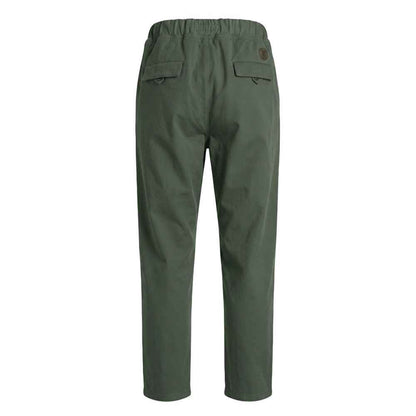 Green Cotton Men Pant
