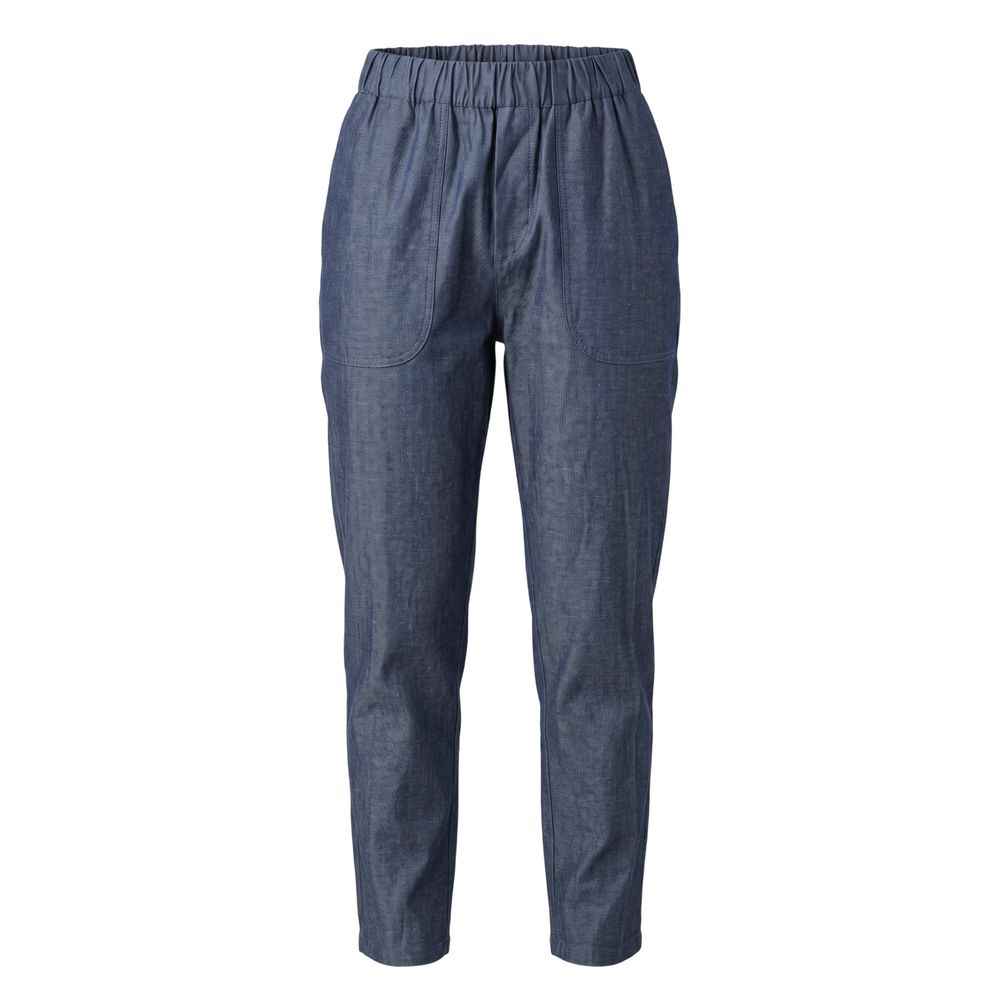 Blue Cotton Men Pant
