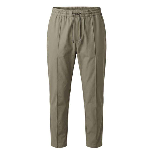 Green Cotton Blend Men's Pants