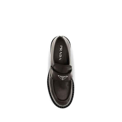 Brown Calf Leather Bos Taurus Slip-On Loafers