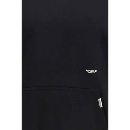 Black Cotton Sweatshirt