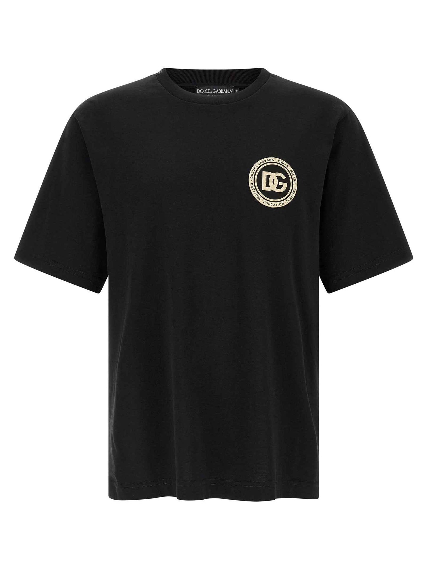 Black Cotton T-Shirt