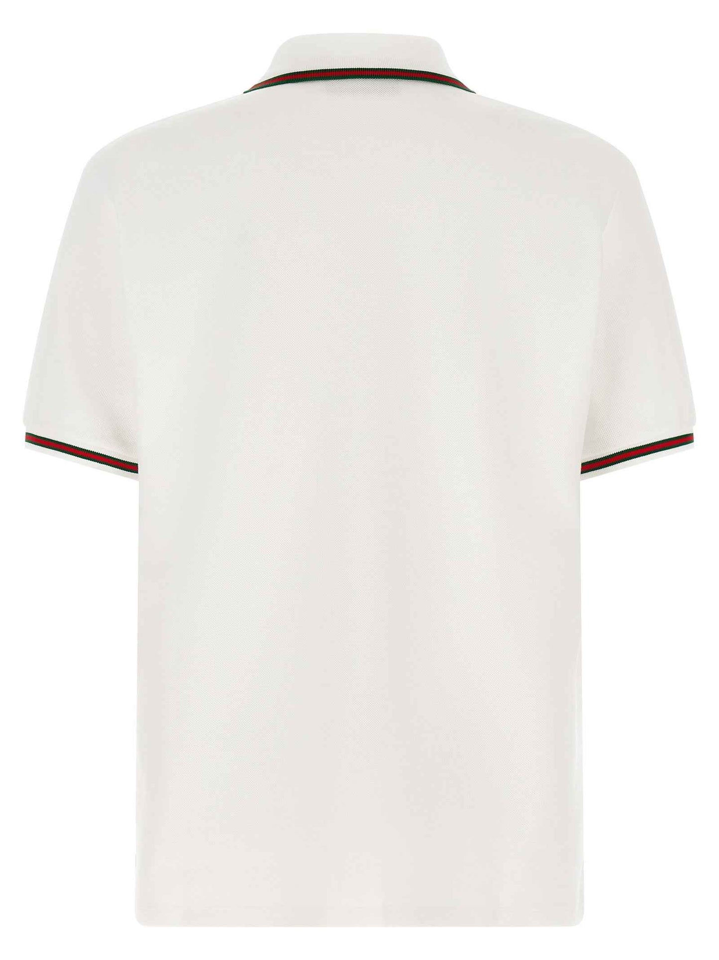 White Cotton Polo Shirt