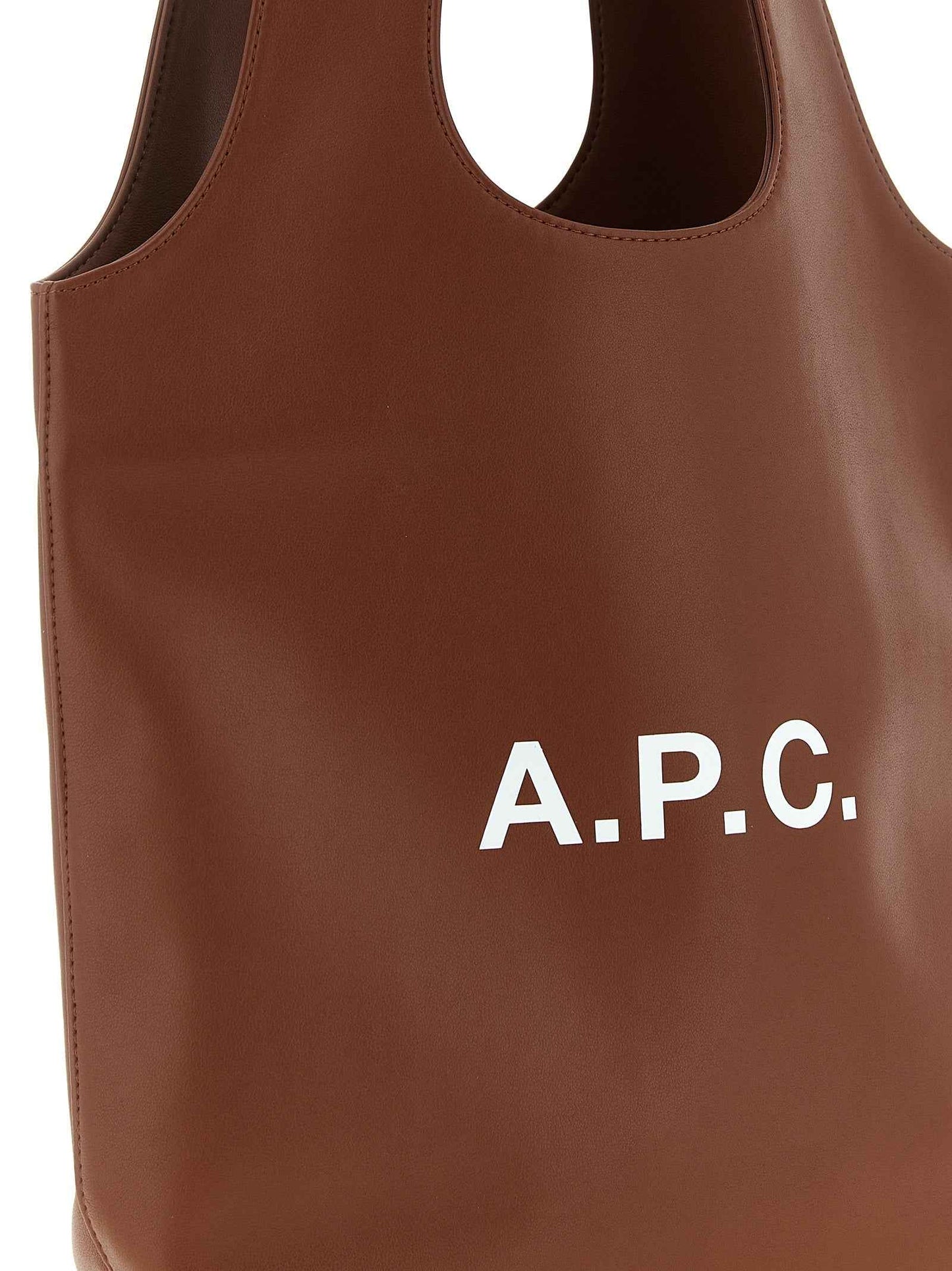 Brown Polyester Handbag