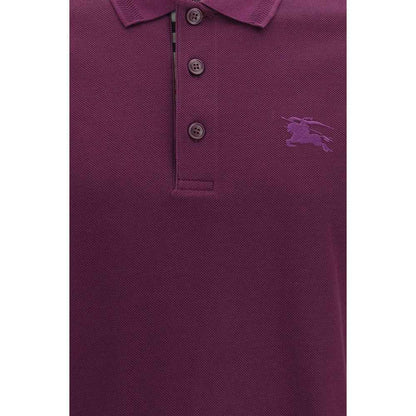 Purple Cotton Polo Shirt
