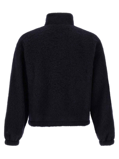 Blue Wool Sweatshirt