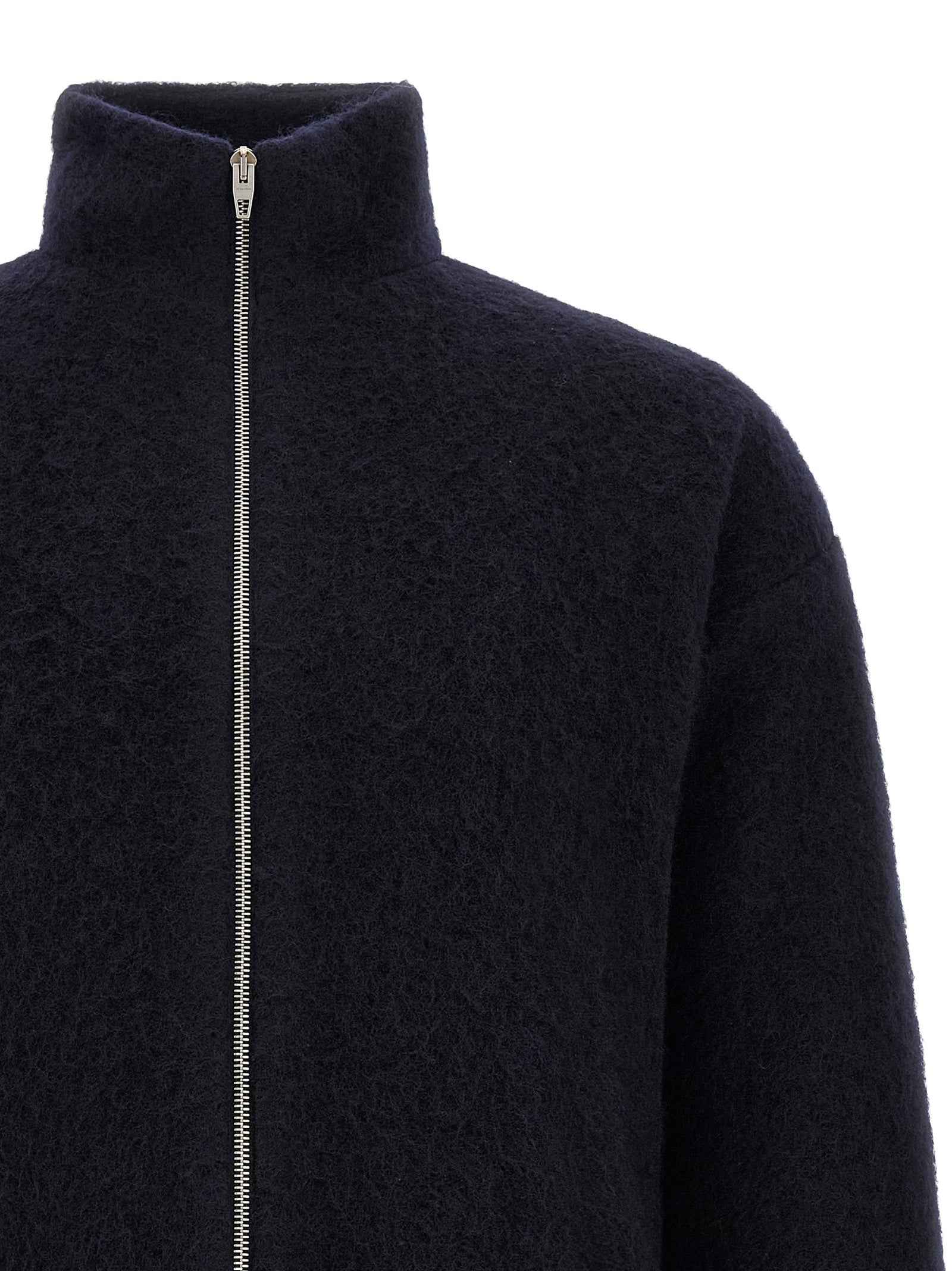 Blue Wool Sweatshirt
