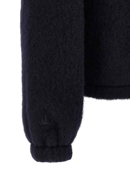 Blue Wool Sweatshirt