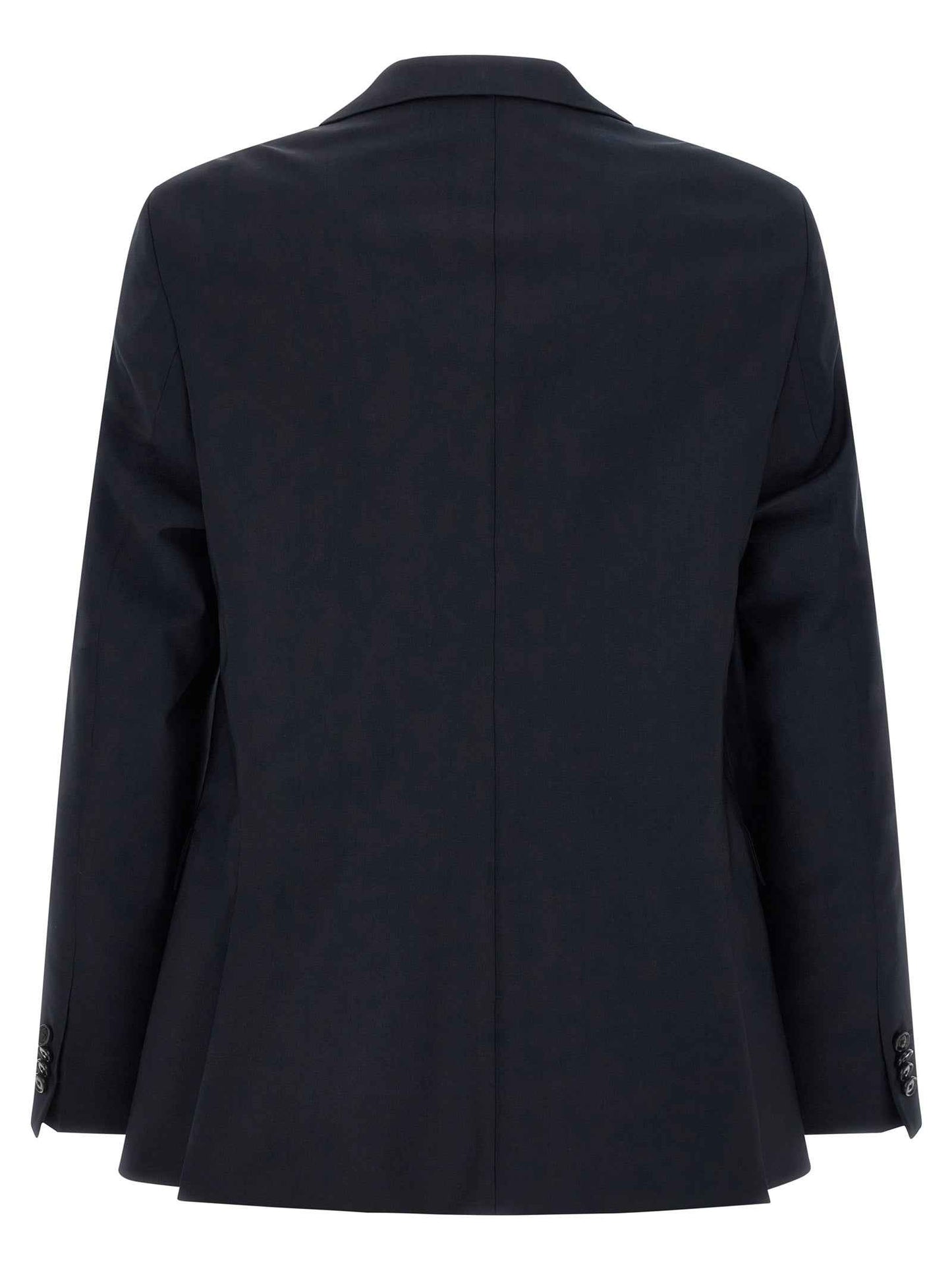 Blue Virgin Wool Two-Piece Suit