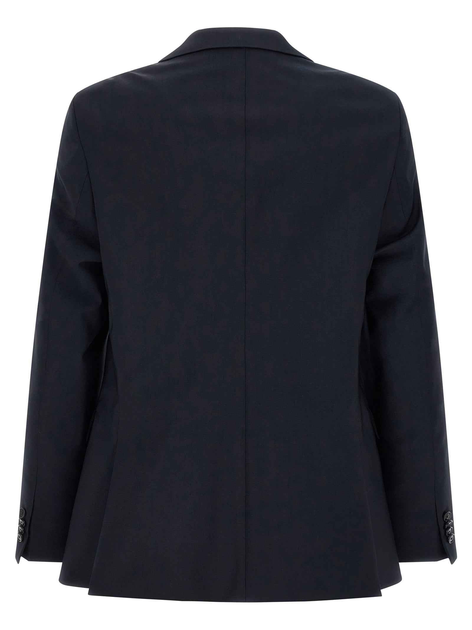 Blue Virgin Wool Two-Piece Suit
