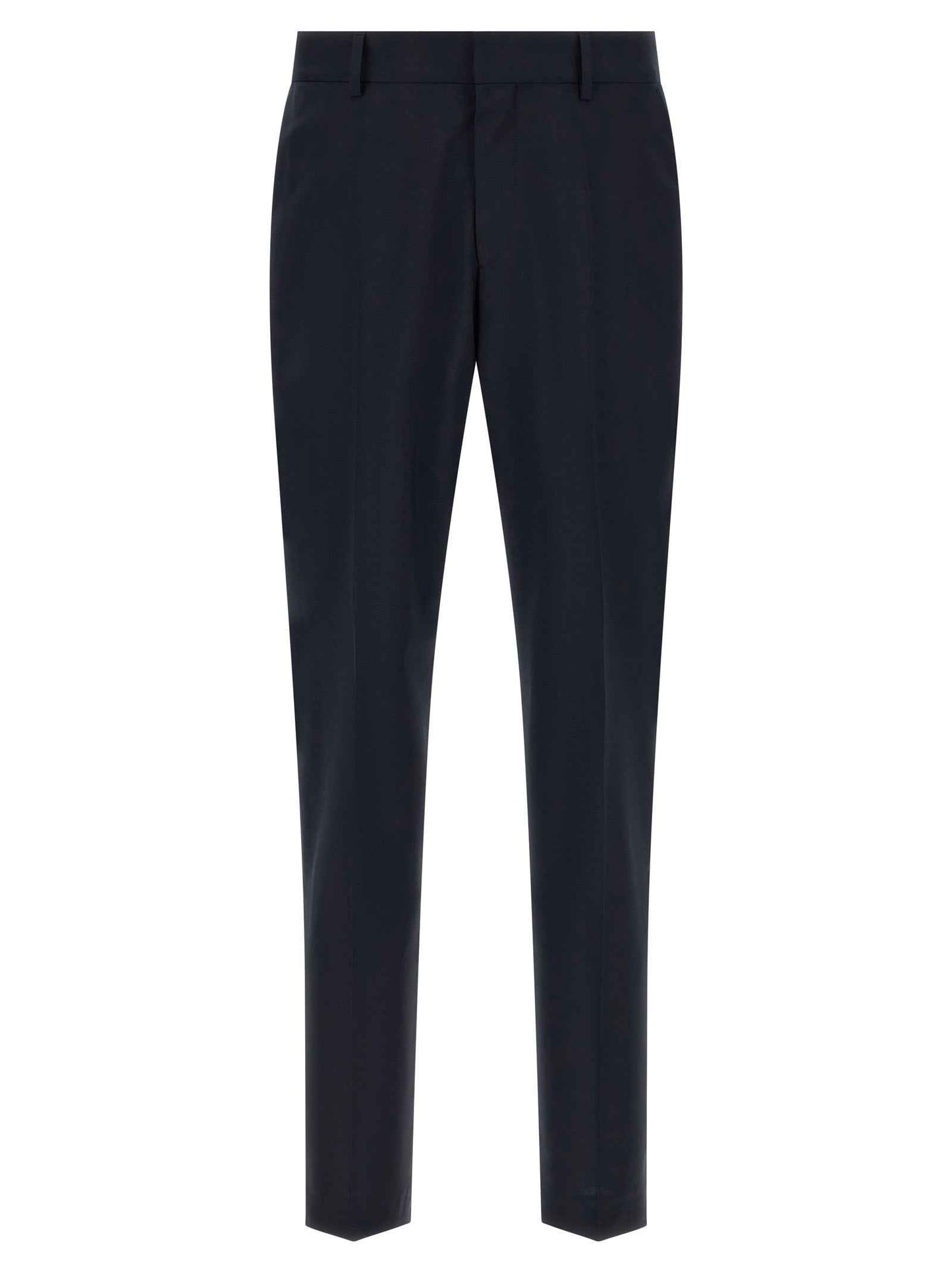 Blue Virgin Wool Two-Piece Suit