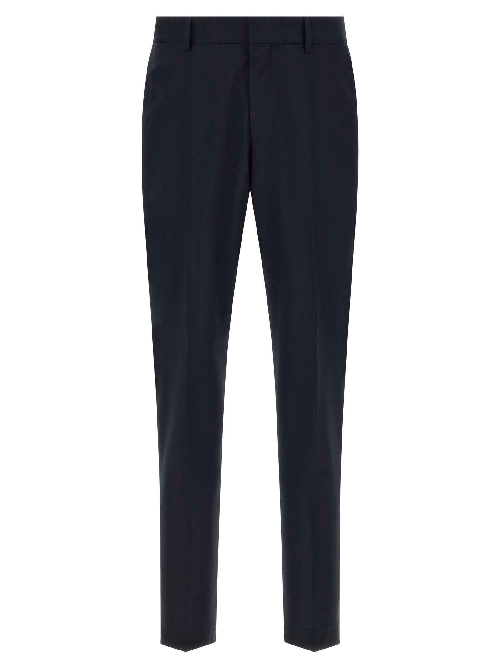 Blue Virgin Wool Two-Piece Suit
