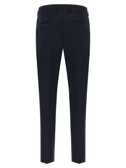 Blue Virgin Wool Two-Piece Suit