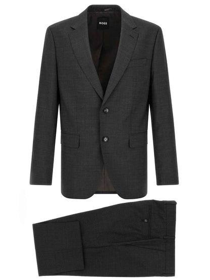 Gray Virgin Wool Two-Piece Suit
