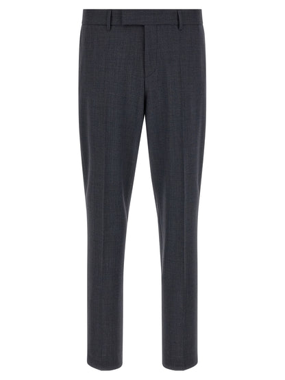 Blue Polyester Two-Piece Suit