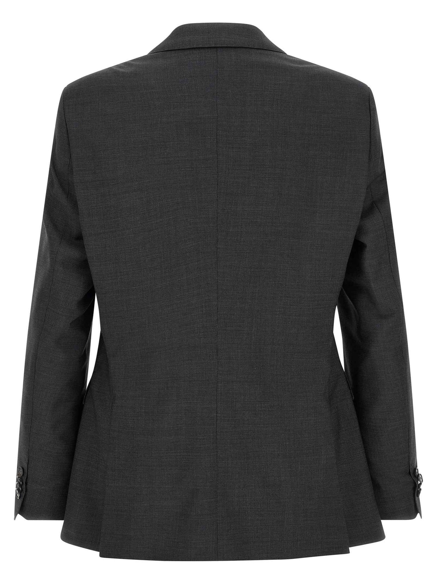 Gray Virgin Wool Two-Piece Suit