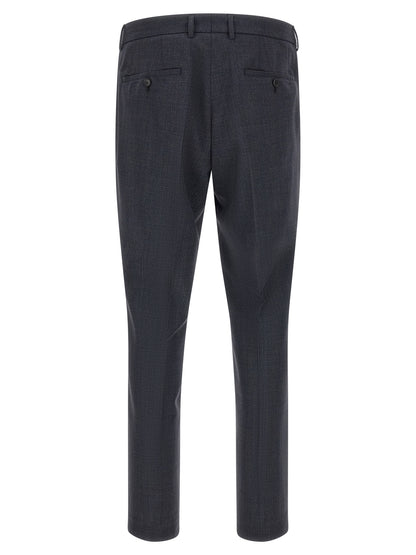 Blue Polyester Two-Piece Suit