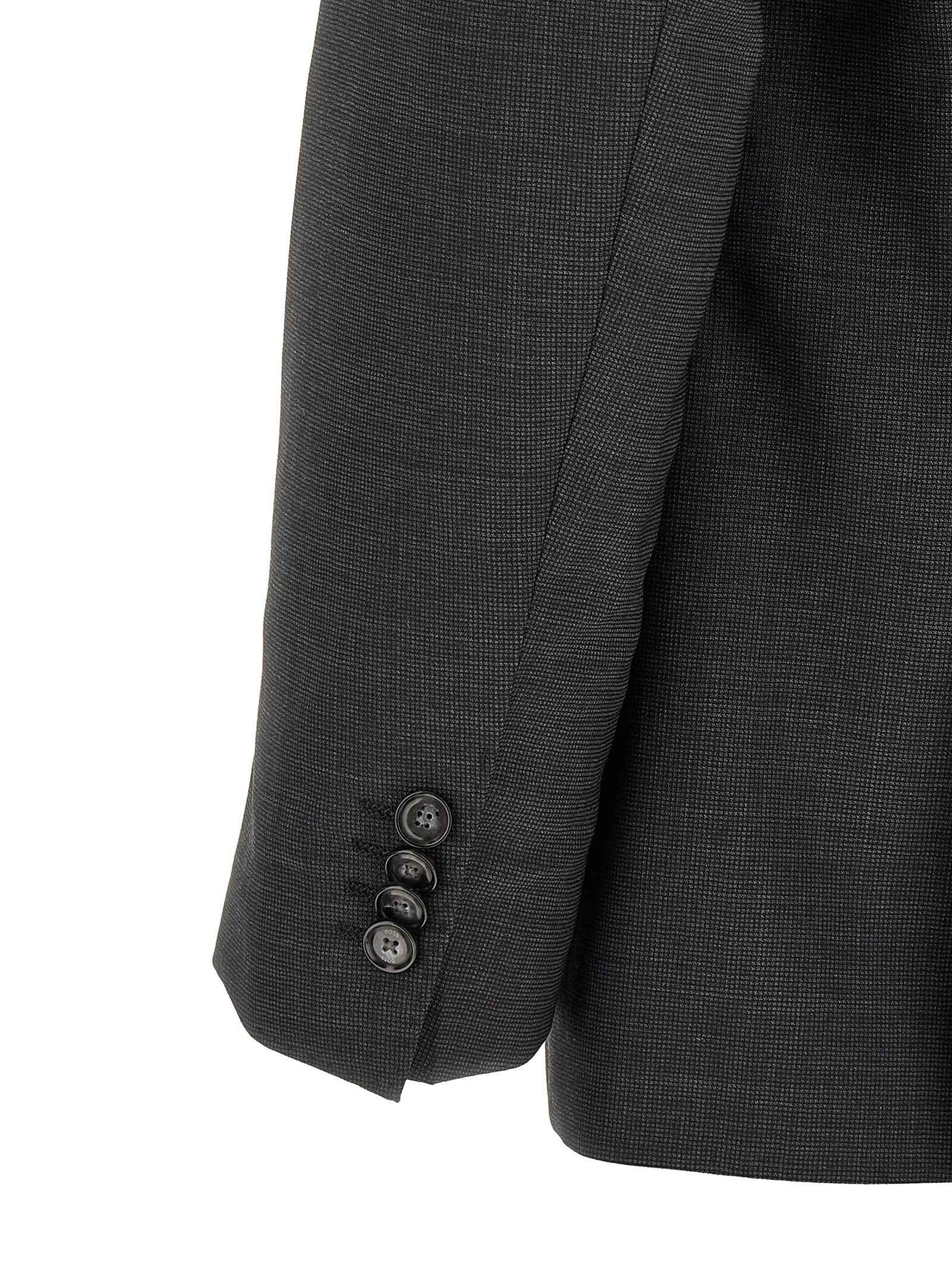 Gray Virgin Wool Two-Piece Suit