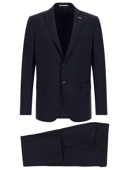 Blue Wool Suit