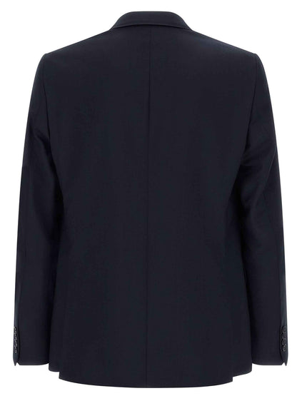 Blue Wool Suit