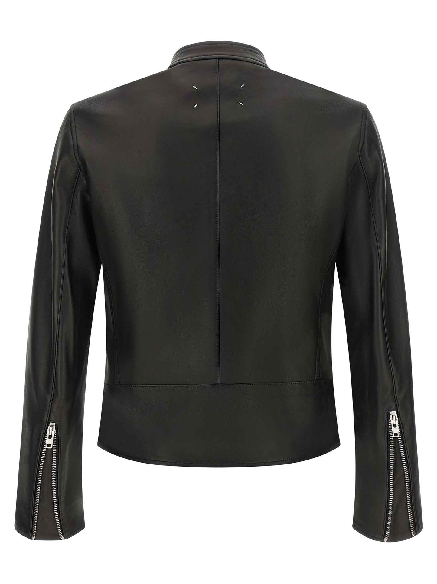 Black Lamb Leather Leather Jacket