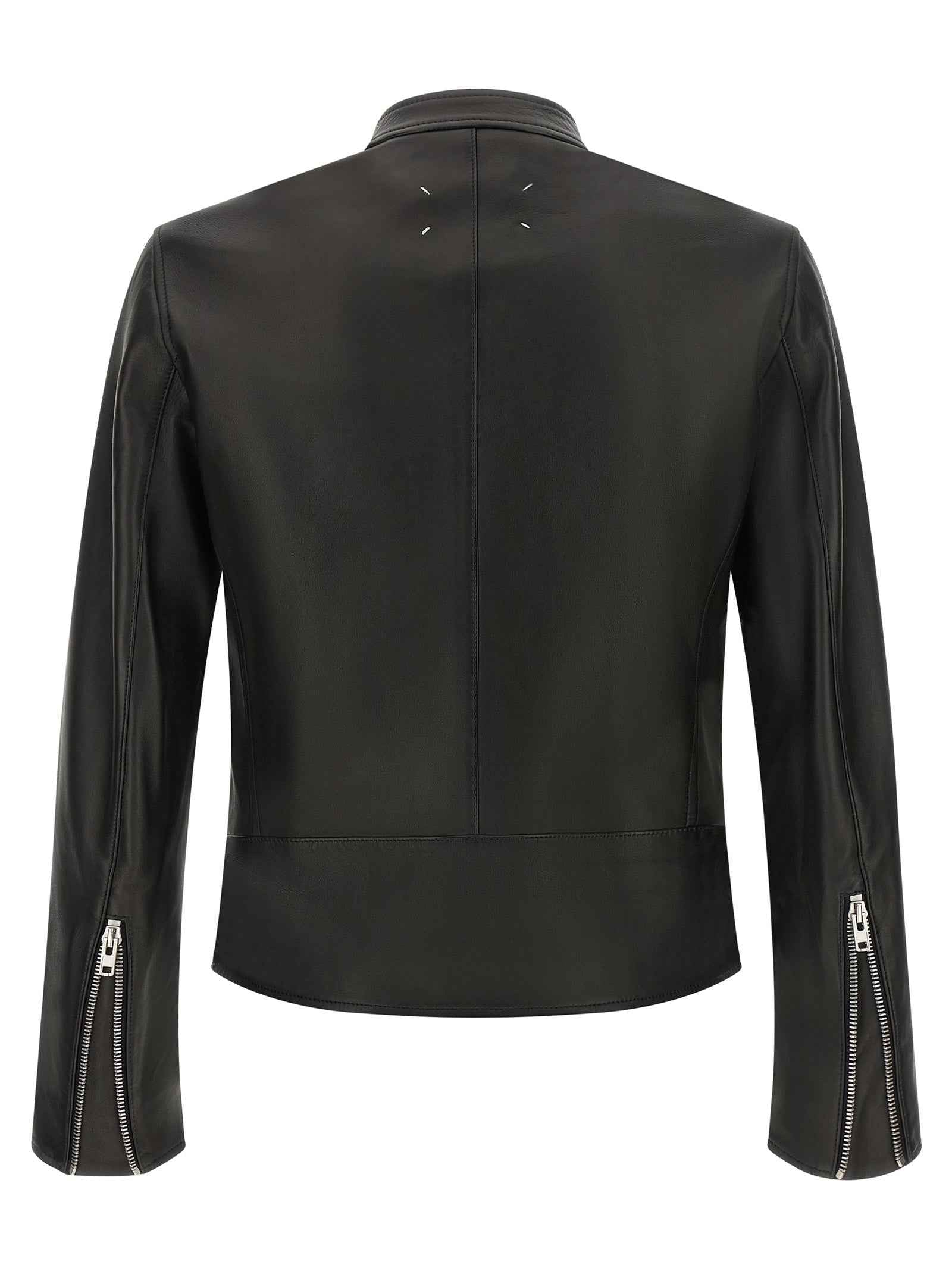 Black Lamb Leather Leather Jacket