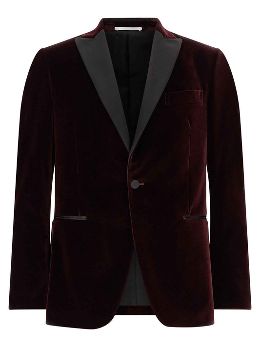 Bordeaux Cotton Blazer