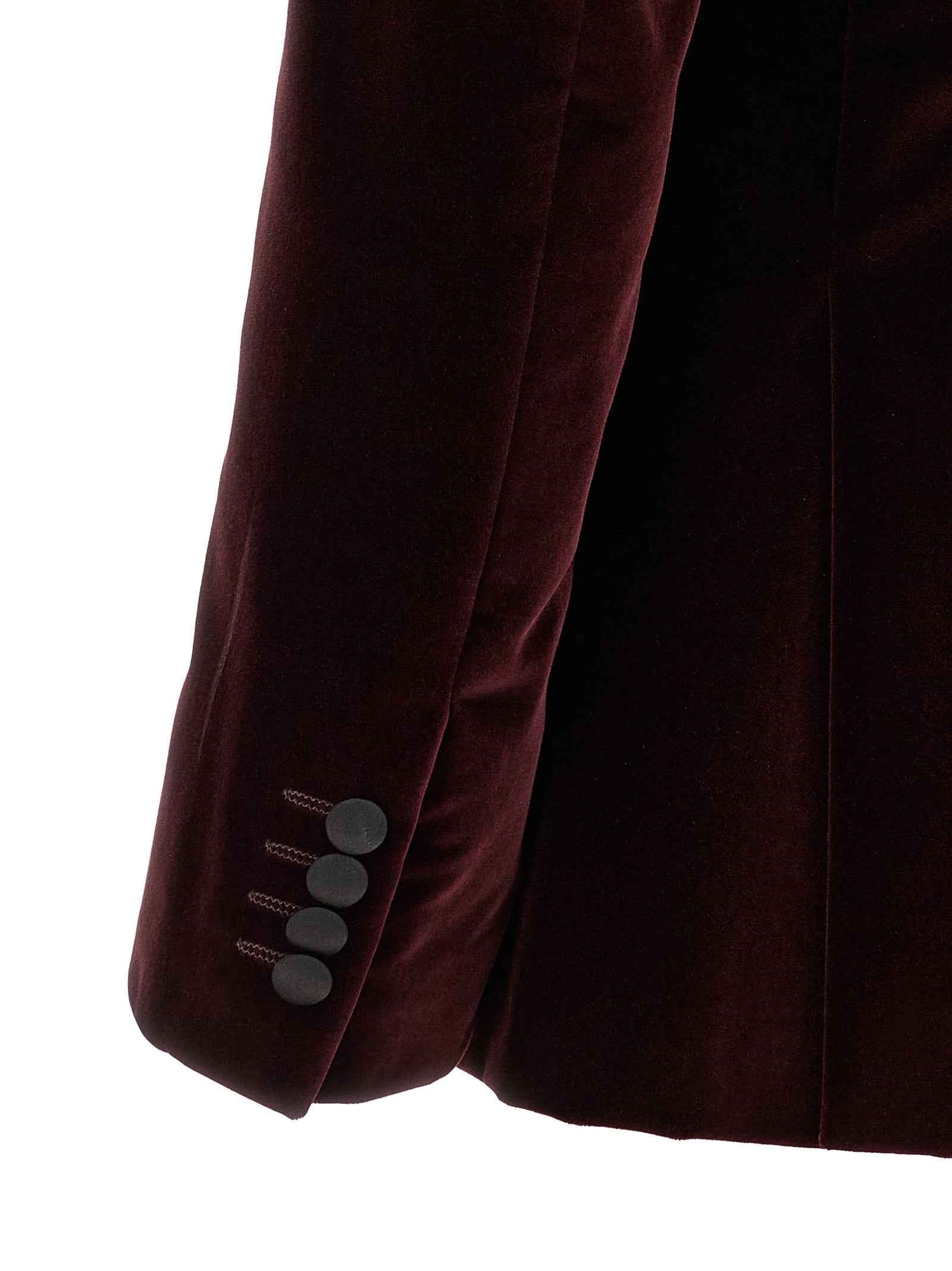 Bordeaux Cotton Blazer
