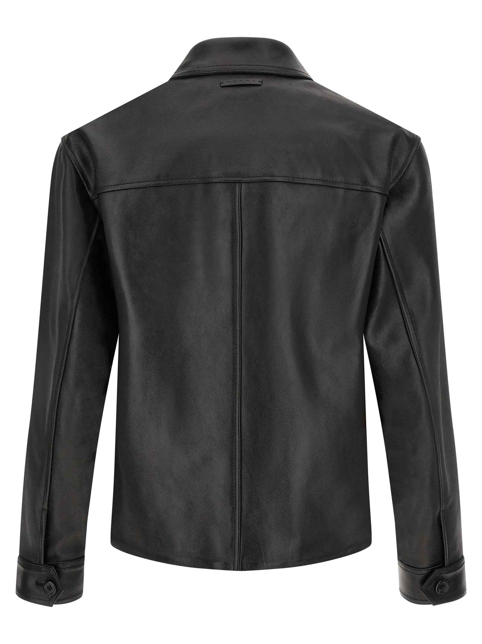 Multicolor Calfskin Leather Jacket