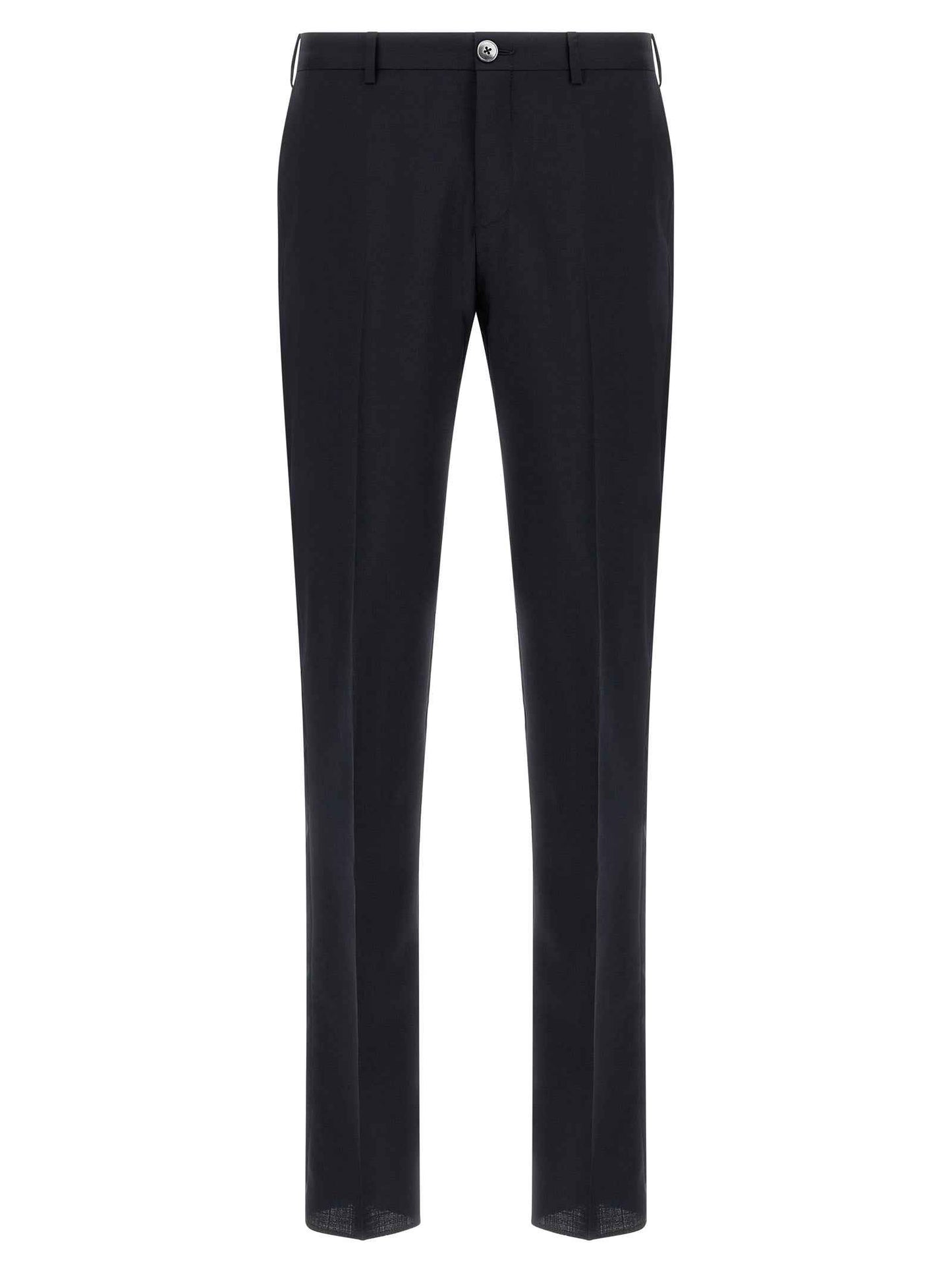 Black Wool Two-Piece Suit