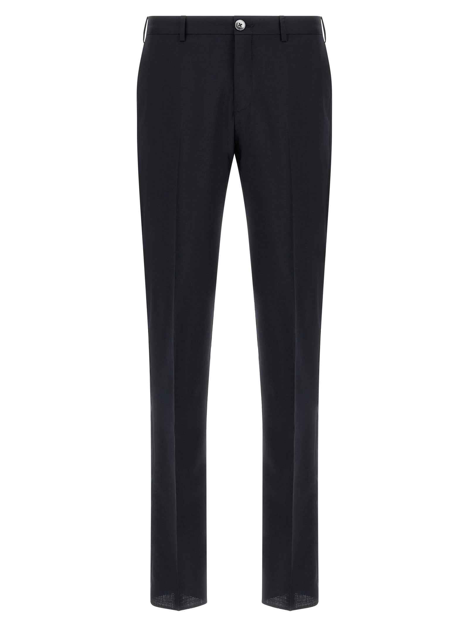 Black Wool Two-Piece Suit