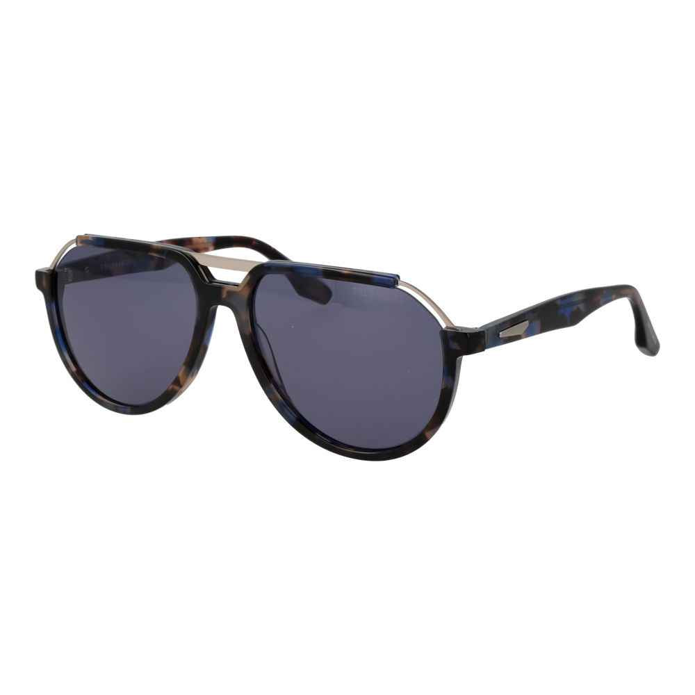 Brown Acetate & Stainless Steel Sunglasses