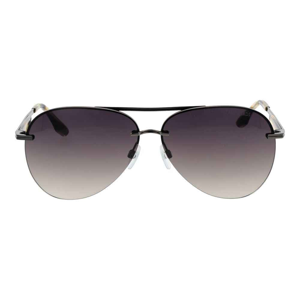 Gray Metal Sunglasses