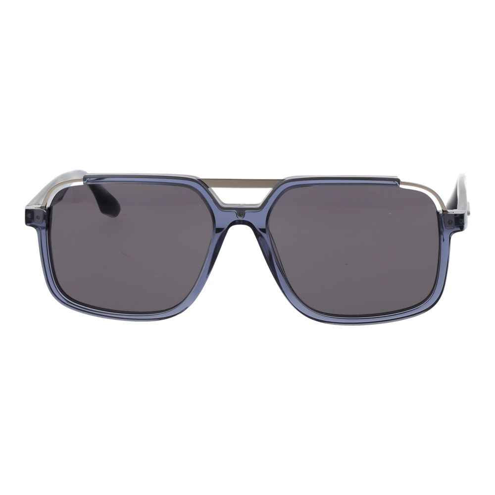 Blue Acetate & Stainless Steel Sunglasses