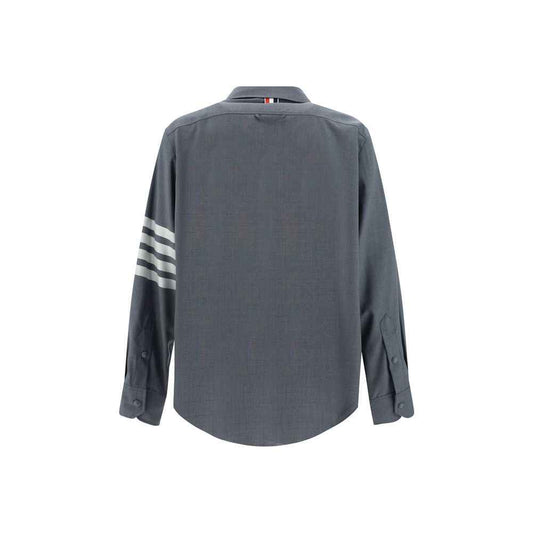 Gray Wool Oves Aries Dress Shirt